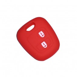 Θήκη Σιλικόνης Κλειδιού Peugeot-Citroen-Toyota Κόκκινη
