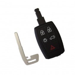 Κέλυφος Κλειδιού Volvo για το Smart Key με 5 Κουμπιά και Λάμα HU101