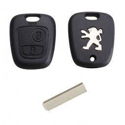 Κέλυφος Κλειδιού Αυτοκινήτου Peugeot (106, 107, 206, 207, 306, 307, 406, 407) με 2 Κουμπιά