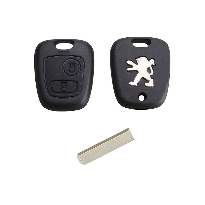 Κέλυφος Κλειδιού Αυτοκινήτου Peugeot (106, 107, 206, 207, 306, 307, 406, 407) με 2 Κουμπιά