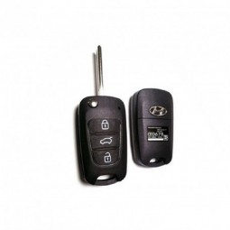 Κέλυφος Κλειδιού Hyundai με 3 Κουμπιά και Λάμα TOY48