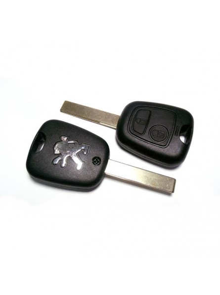 Τηλεχειριστήριο Peugeot με 2 Κουμπιά και ΙD46 Chip