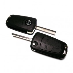 Κέλυφος Κλειδιού Opel με 3 Κουμπιά και Λάμα HU100