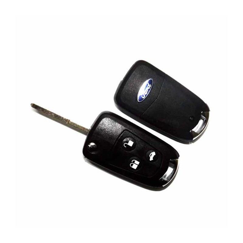 Κέλυφος Κλειδιού Ford με 3 Κουμπιά και Λάμα HU101