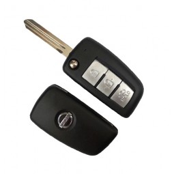 Κέλυφος Κλειδιού Nissan με 3 Κουμπιά Αναδιπλωμένο και Λάμα NSN14