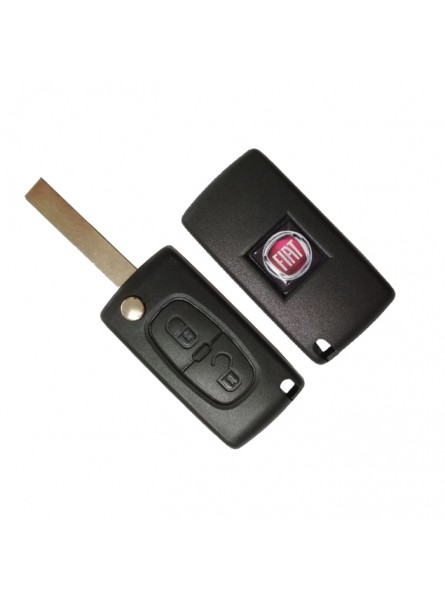 Κέλυφος Κλειδιού Fiat με 2 Κουμπιά και Λάμα HU83