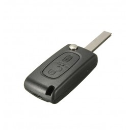 Κέλυφος Κλειδιού Citroen με 2 Κουμπιά (Μπαταρία στο Κέλυφος)